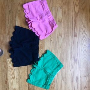 Like New Crewcut Scalloped Shorts Size 6